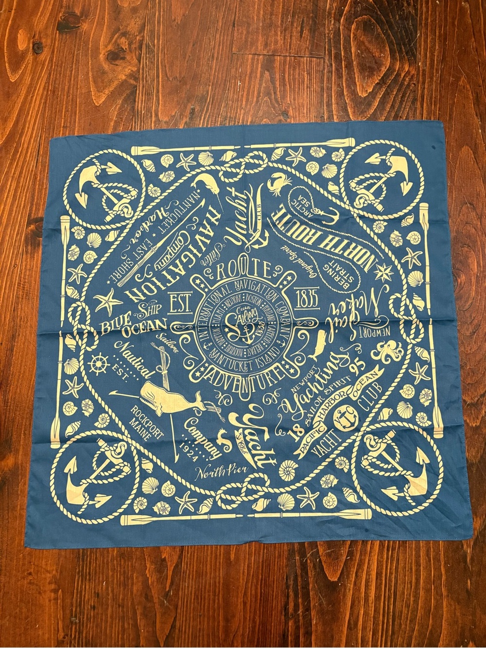 Nautical Graphic Bandana Scarf